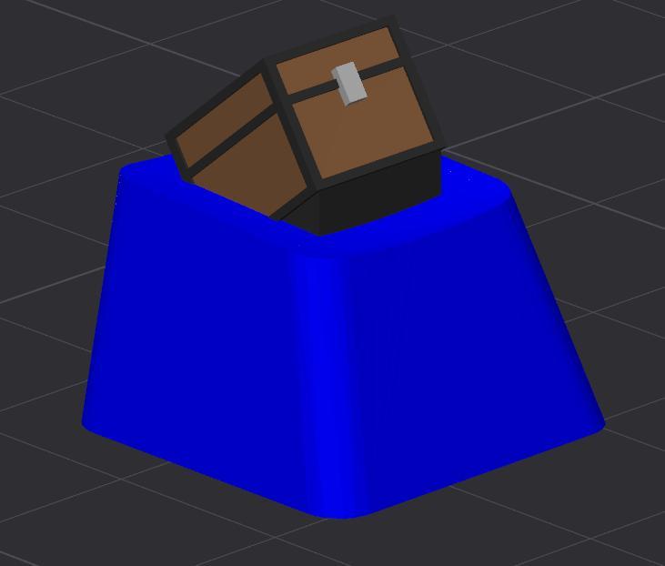 Minecraft Chest Keycap