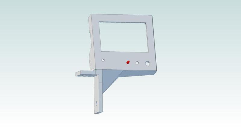 Frame for 12864 Controller LCD and Rebel II