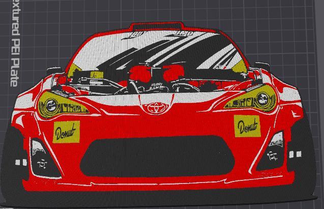 Toyota GT86 (4586) Drift Wallart