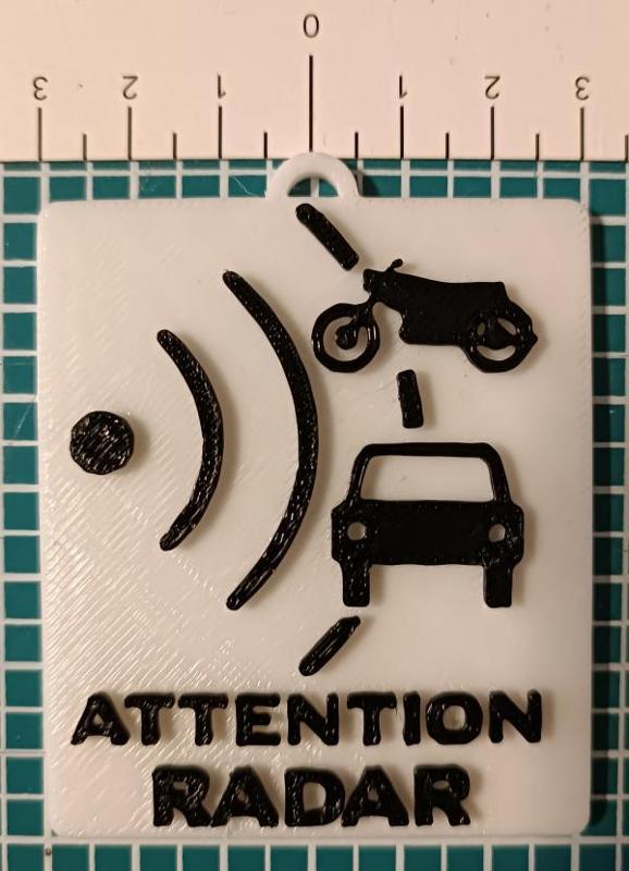 Radar Alert: 3D Safety Mirror Hook