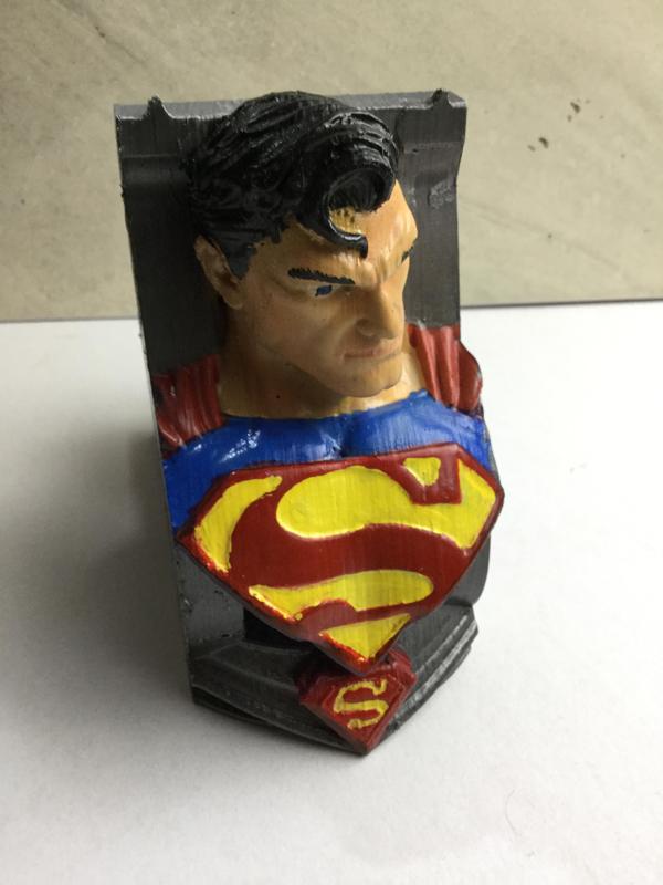 Superman cell phone or tablet holder