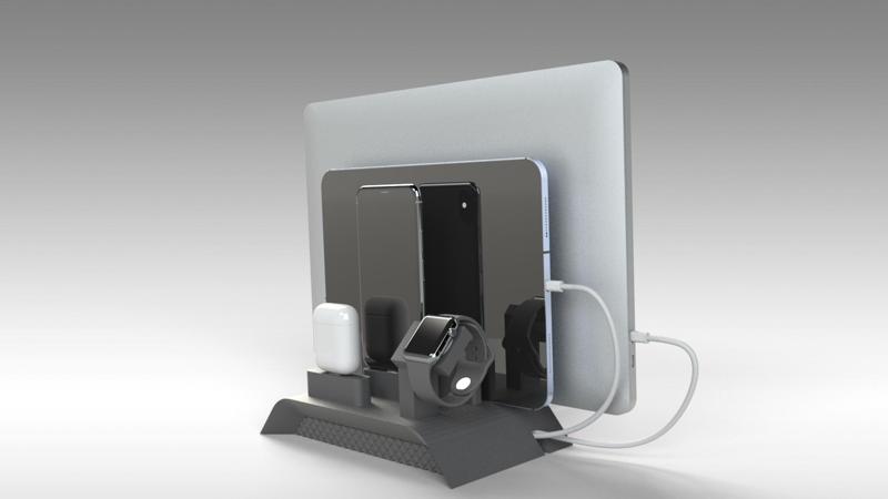 Apple Device Charging Station for MacBook and iPad Pro