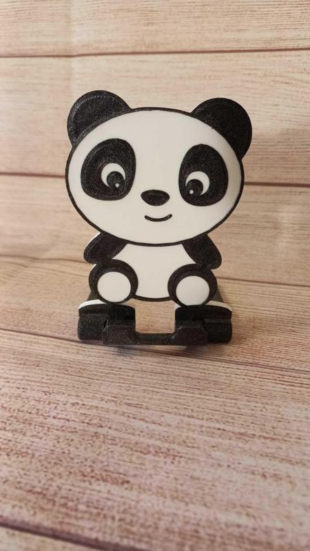 Foldable Smartphone holder in the shape of a Panda Bear