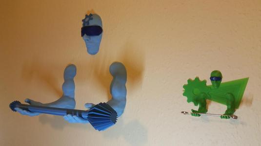 Wall-mounted Tool / Pen holder 3D Printing Guardian