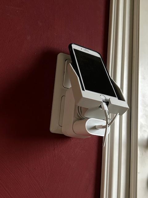 Cell phone charging station Charging tray for the socket / Gift idea