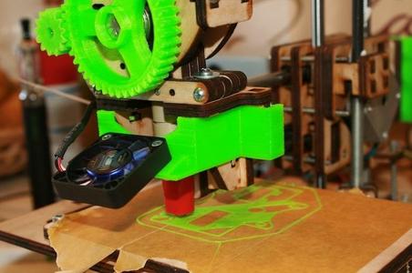 Printrbot Jr. 40mm fan mount