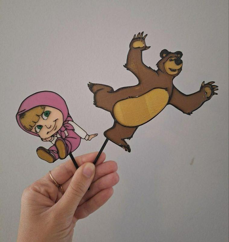 Masha and the Bear Cake Topper Cake Topper Cake Topper Topper Cake Decoration