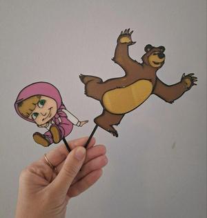 Masha and the Bear Cake Topper Cake Topper Cake Topper Topper Cake Decoration