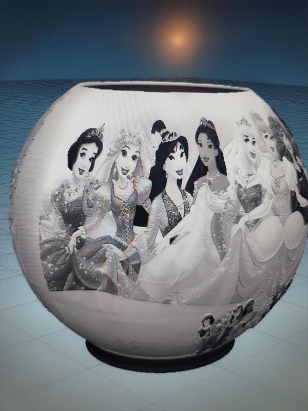 lithophanie Disney princess