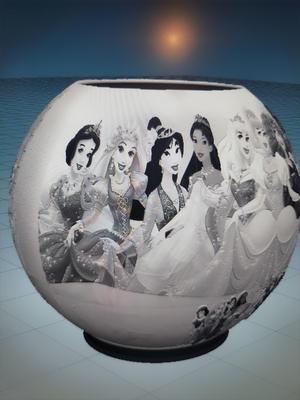 lithophanie Disney princess