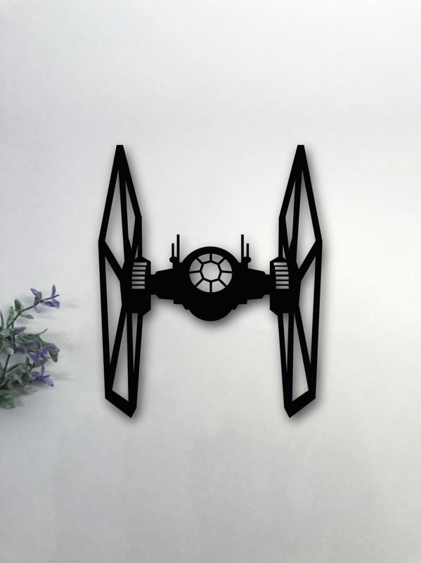 STAR WARS ORDER FIGHTER TIE ART 2D WALL DECORATION
