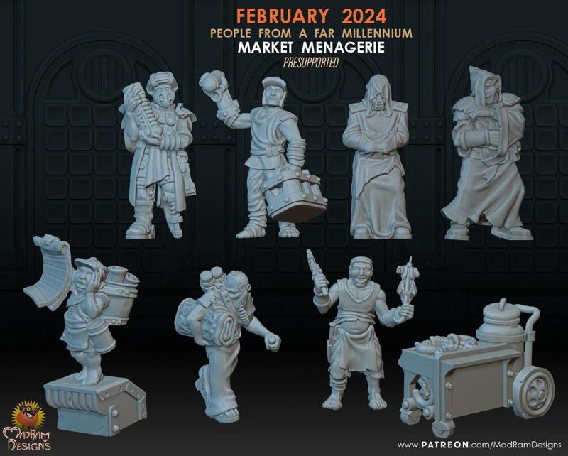 Market Menagerie Characters