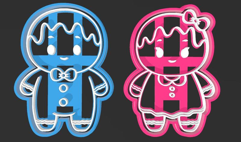 Cortanes Gingerbread Dolls