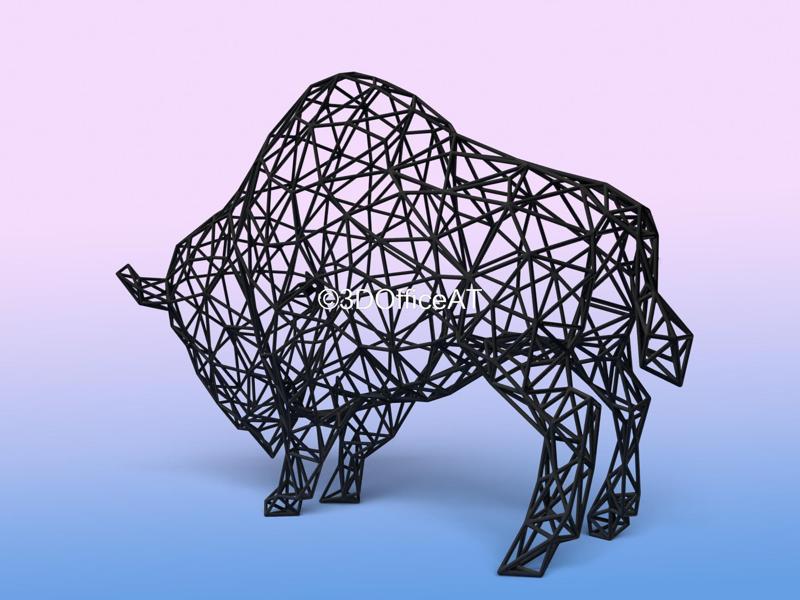 Buffalo - Wire Art
