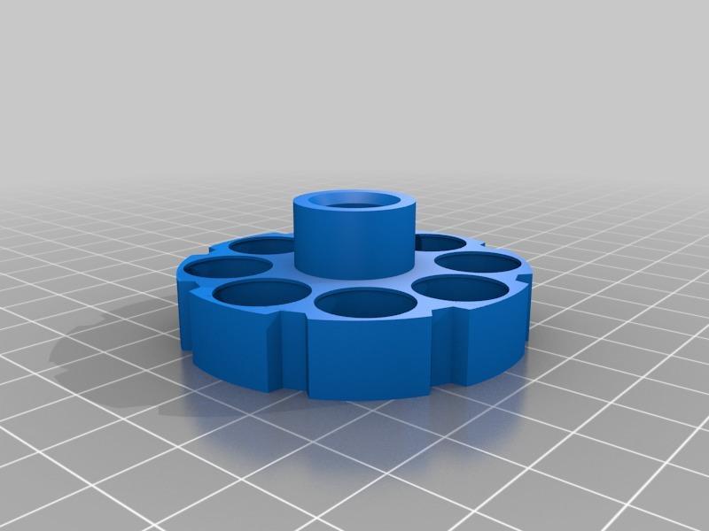 Nerf Hammershot 8 Shot Brass Cylinder