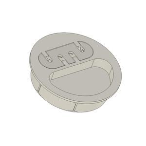 DESK - CHARGING CABLE GROMMET FOR D= 60 MM