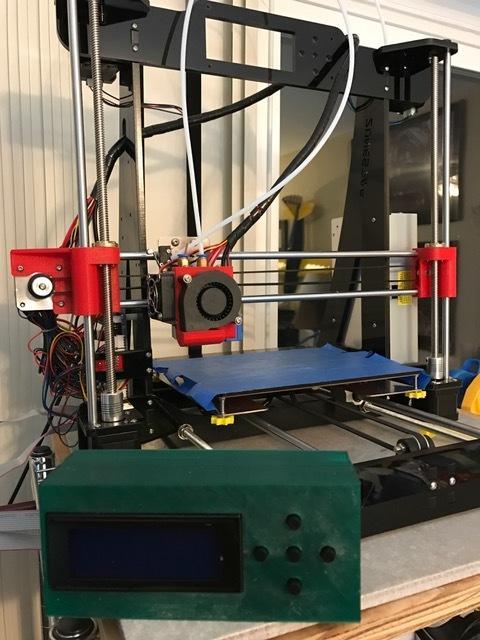 Zonestar LCD Controls Box Relocation