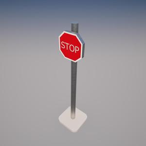 Stop sign (Panneau STOP)