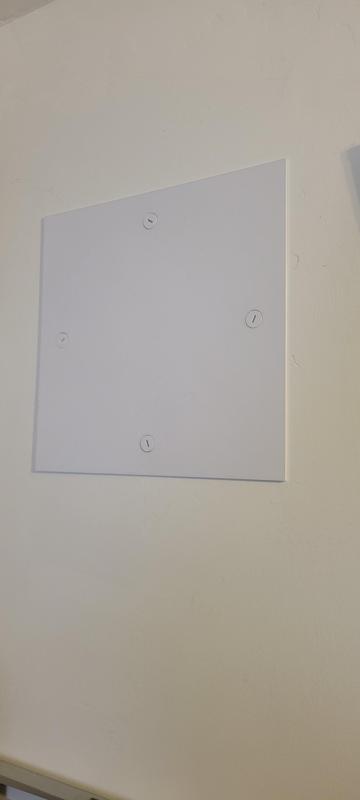 Removable/accessable hole cover for 1/2 and 5/8 Drywall/Gypse