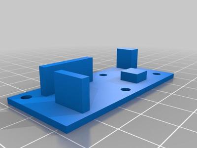 Model of a gyro/accelerometer board (AM 2067) sold by Andy-Mark