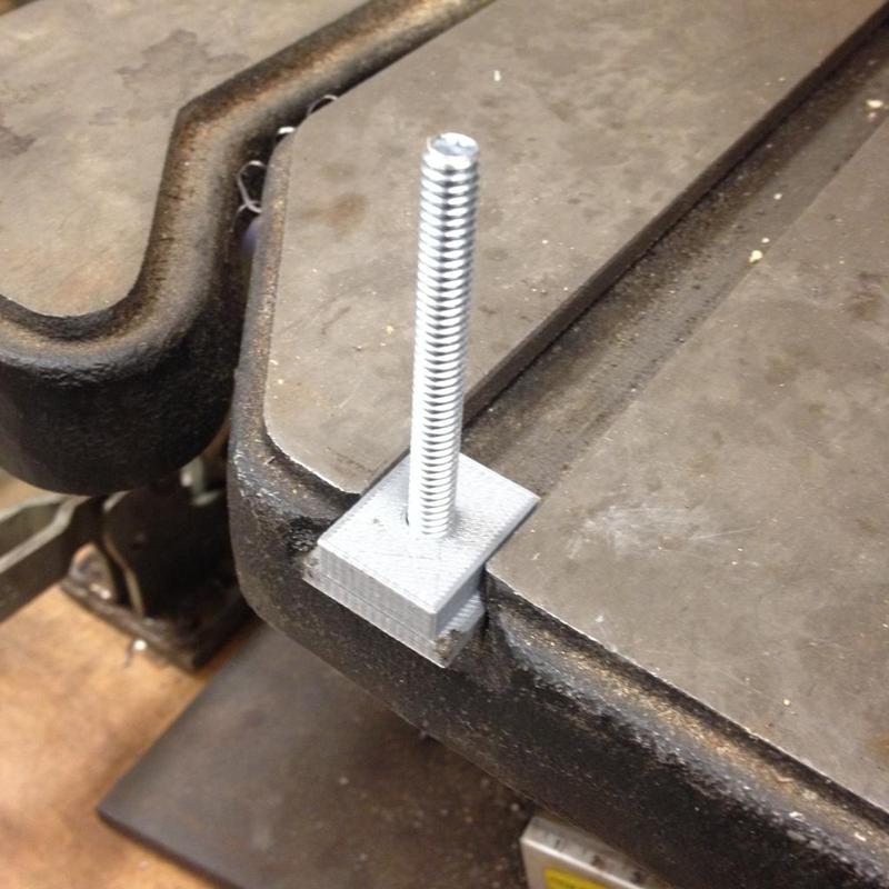 Miter gauge t bolt holder
