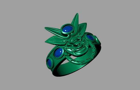 Dragon head ring