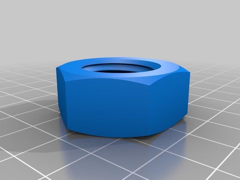 Printable Metric Nuts - DIN 934