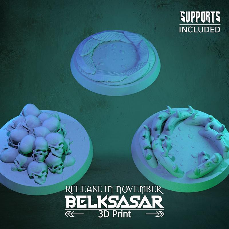 Dark Forest Bases 3D print model