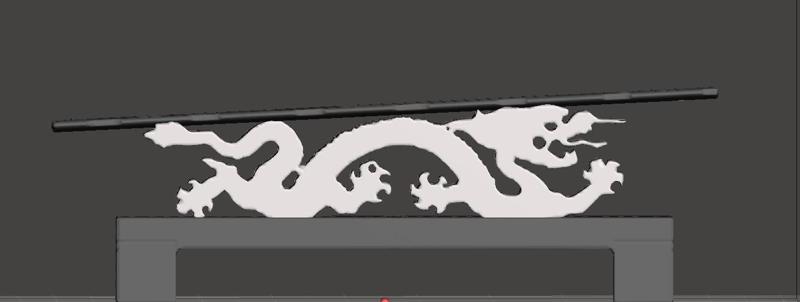 Chinese Dragon Sword rack& İncense holder