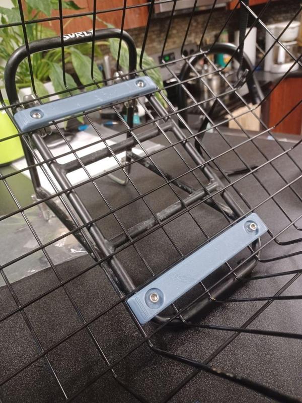 WALD basket to Surly 8-pack rack brace