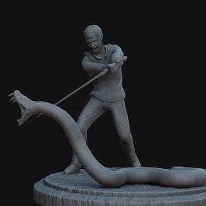 Neville Longbottom and Naghini Diorama