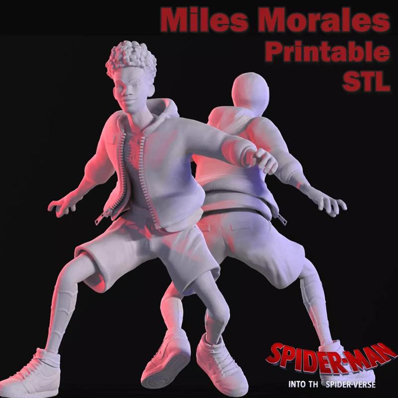 Miles Morales Across the SpiderVerse Printable