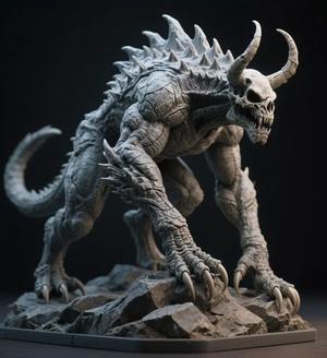 Mountain Terror Beast High-Detail Monster