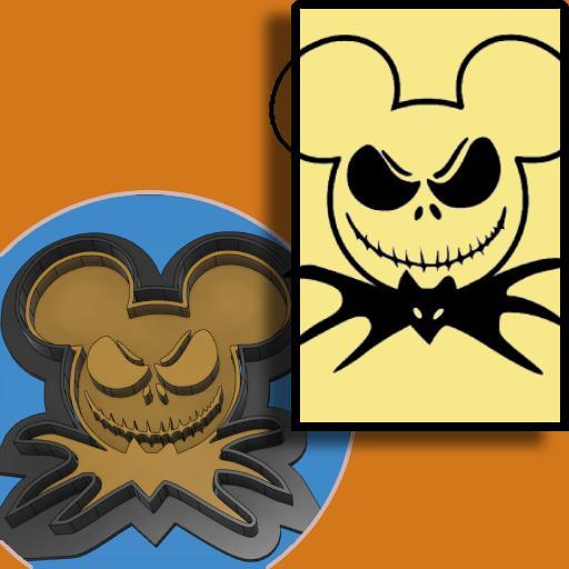 Mickey Mouse Skeleton Halloween Cutter