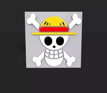 One Piece Emblem Logo 3D