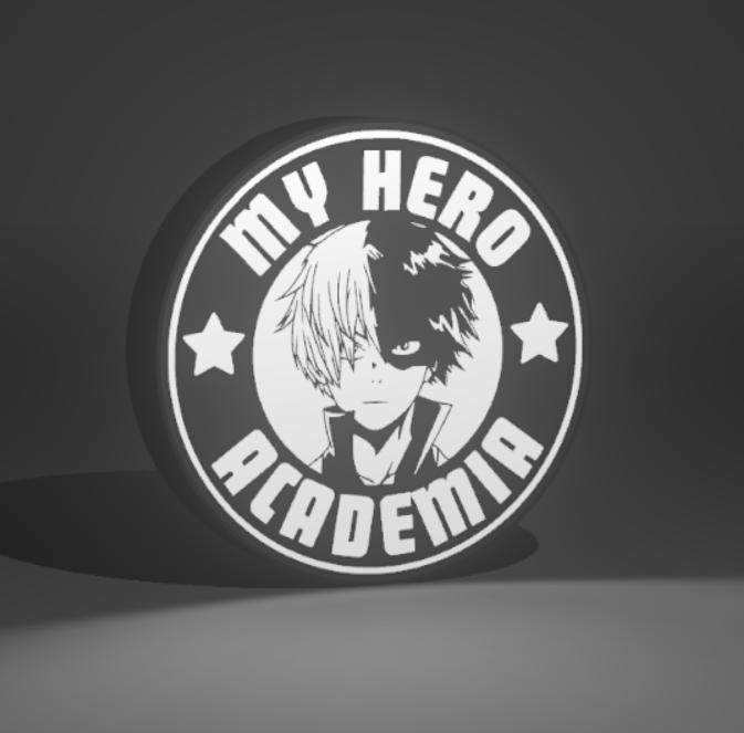 Shoto Todoroki My Hero Academia lightbox / Shoto Todoroki Boku no hero academy light box