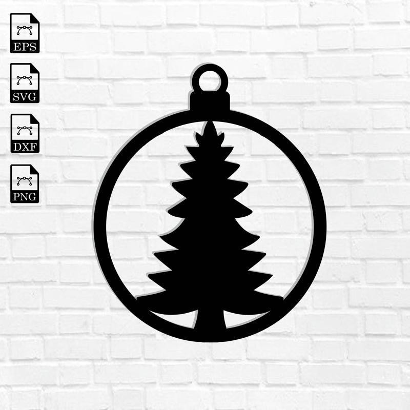 Christmas Ornaments Laser Cut SVG Files
