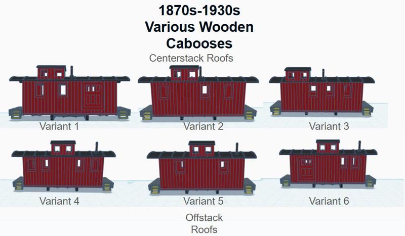 Misc. 28' Wooden Cabeese (HO SCALE)