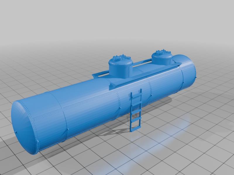 Tank car (Single and double domes) (HO scale)
