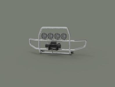 brush guard 2019 Dodge RAM 1500 Rebel Monster truck Rc