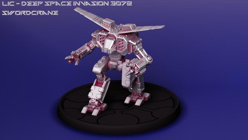 LIC - Swordcrane 70 ton battlemech