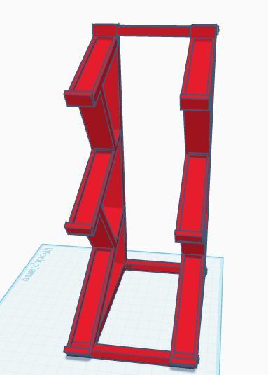 Die Cast Car Stand - 3 Cars