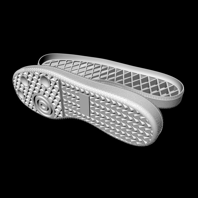 SIZE 37 SAMBA OG  SHOES SOLE AND MAQUETTE STL AND IGS FILES