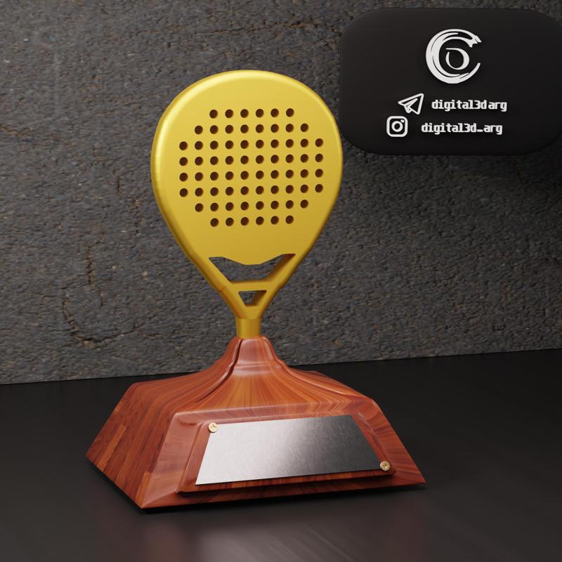 CUSTOMIZABLE PADEL TROPHY 🎾🥎🏓🏸 07