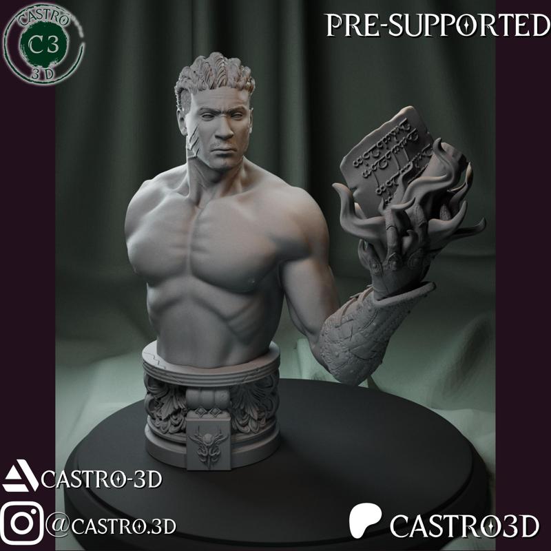 Wyll NSFW - Blade Of Frontier - Baldurs Gate 3 Bust Collection 3D print model