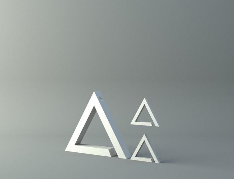 Pendant and earrings - Paralelni polis