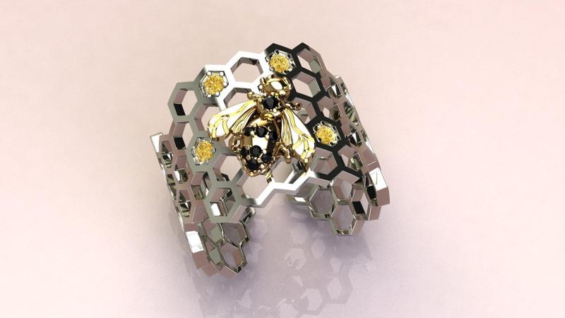 Beehive Ring