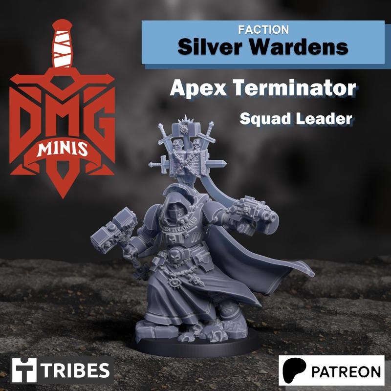Silver Wardens Apex Terminator Squad Leader