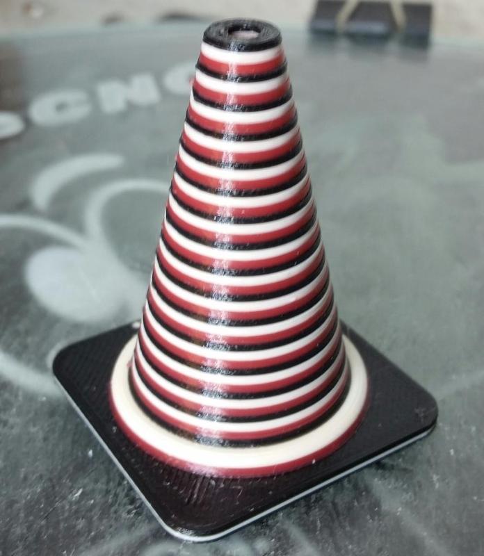 Triple Color Cone 1mm pitch