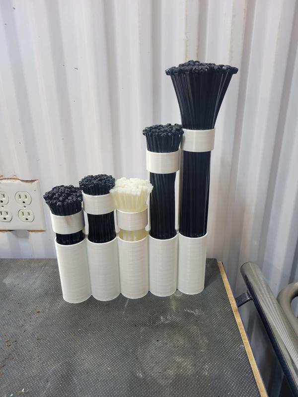 Quick fastener organizer (TiGrap)